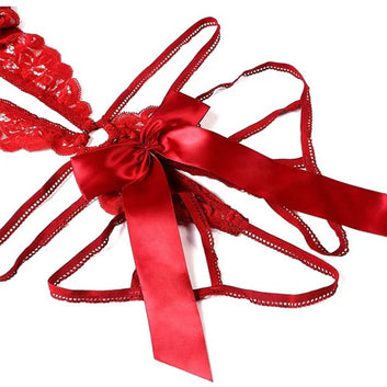 Deep V Lace One Piece Lingerie Cutout Strappy Lingerie